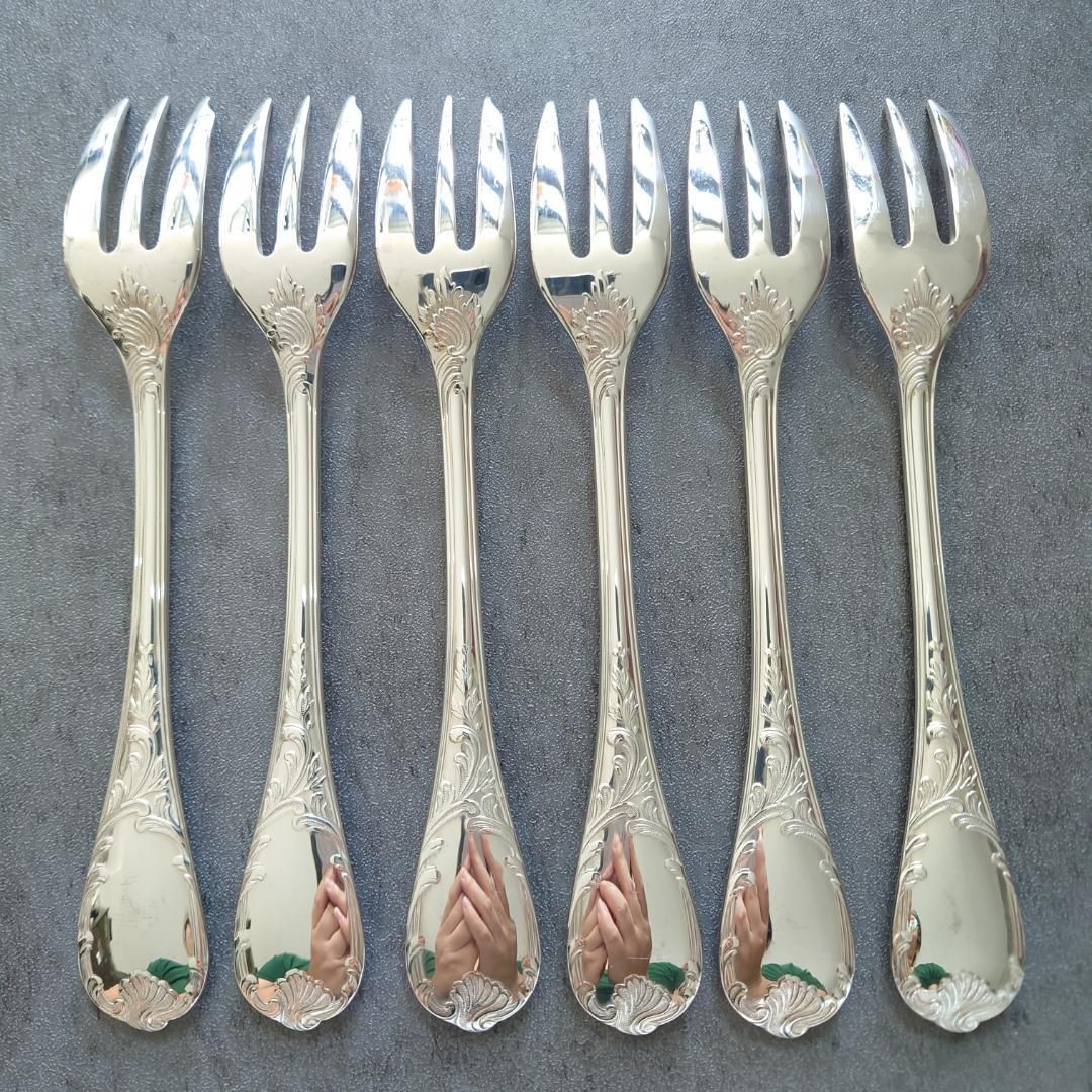 クリストフル マルリー ケーキフォーク コーヒースプーン 12点 SKLAD-KIRPICHA_RU