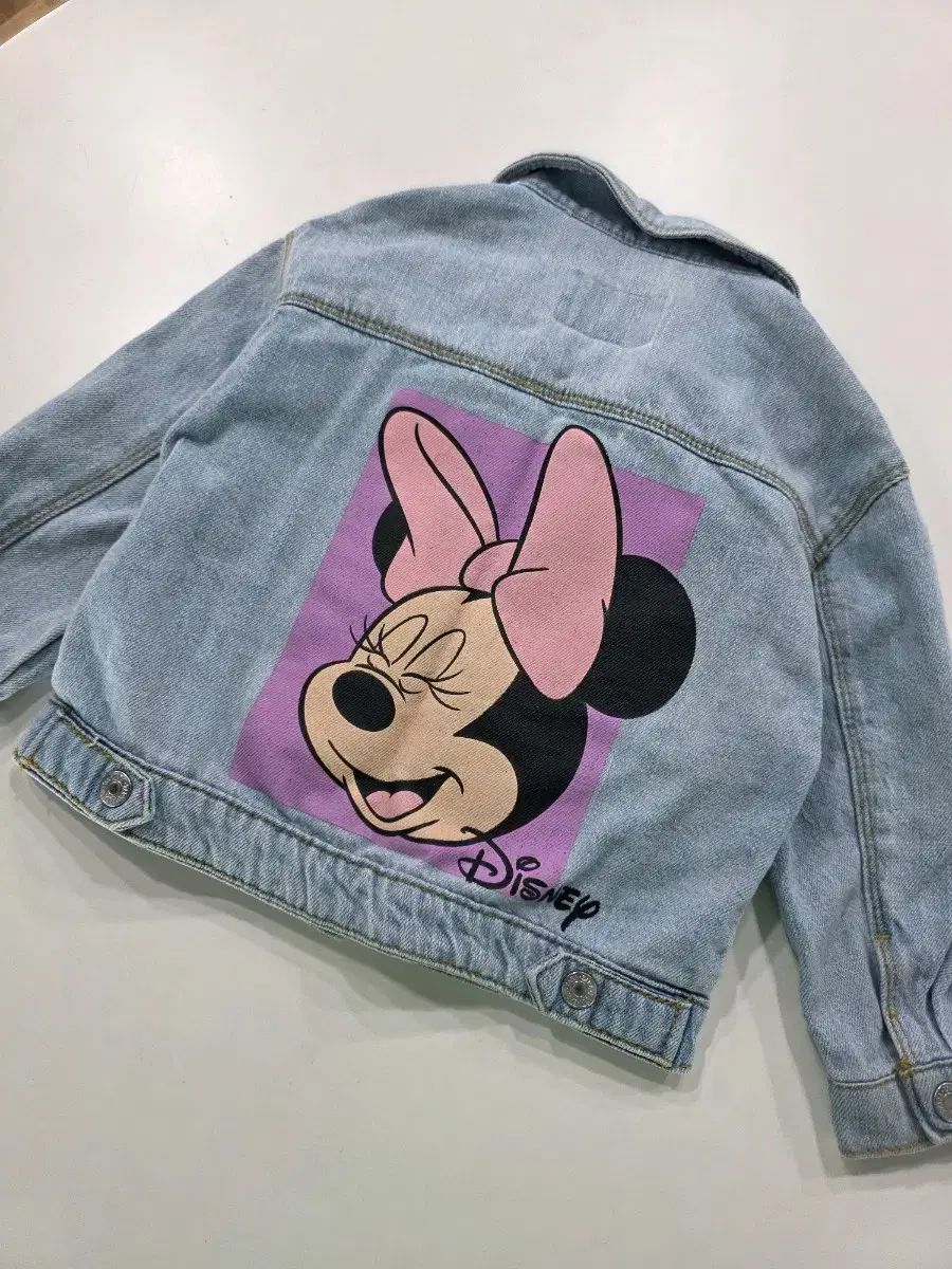 ZARA(ザラ) ミニーマウス 赤ちゃん デニムジャケット 2Y ー 3Y 98cm 90 100