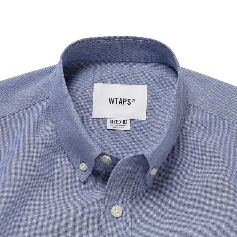 WTAPS BD 01 / LS / CTPL. OXFORD. COOLMAX®. RF 長袖シャツ 252CWDT