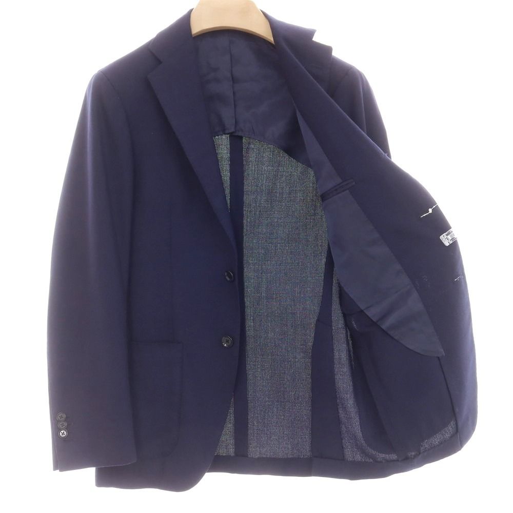 【BEAMS F 】美品 ネイビー ウールテーラードジャケット サイズ44 BEAMS F ジャケット テーラードジャケット HANDMADE SAVILE