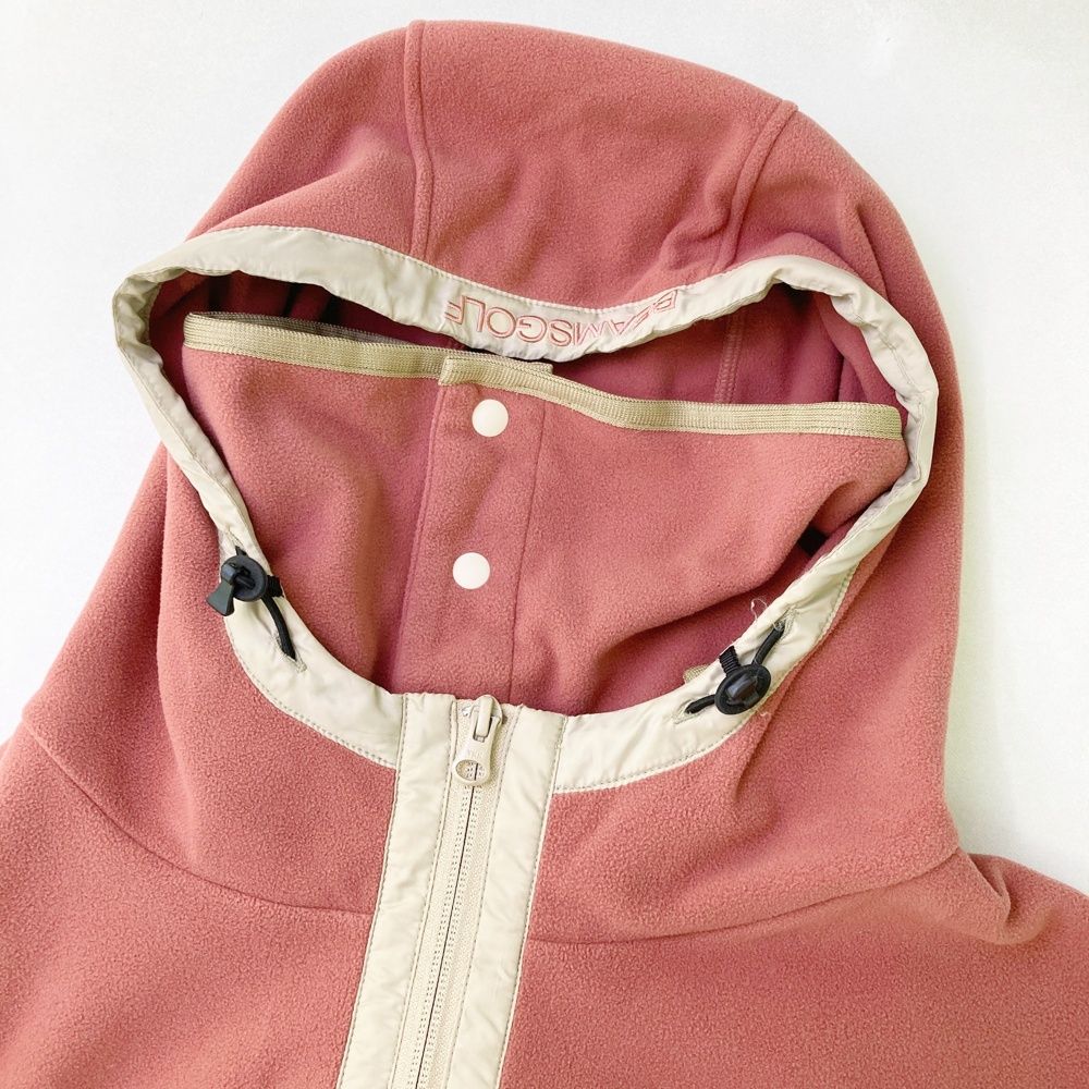 サイズ：M BEAMS GOLF ビームスゴルフ ネックウォーマー付 フリース