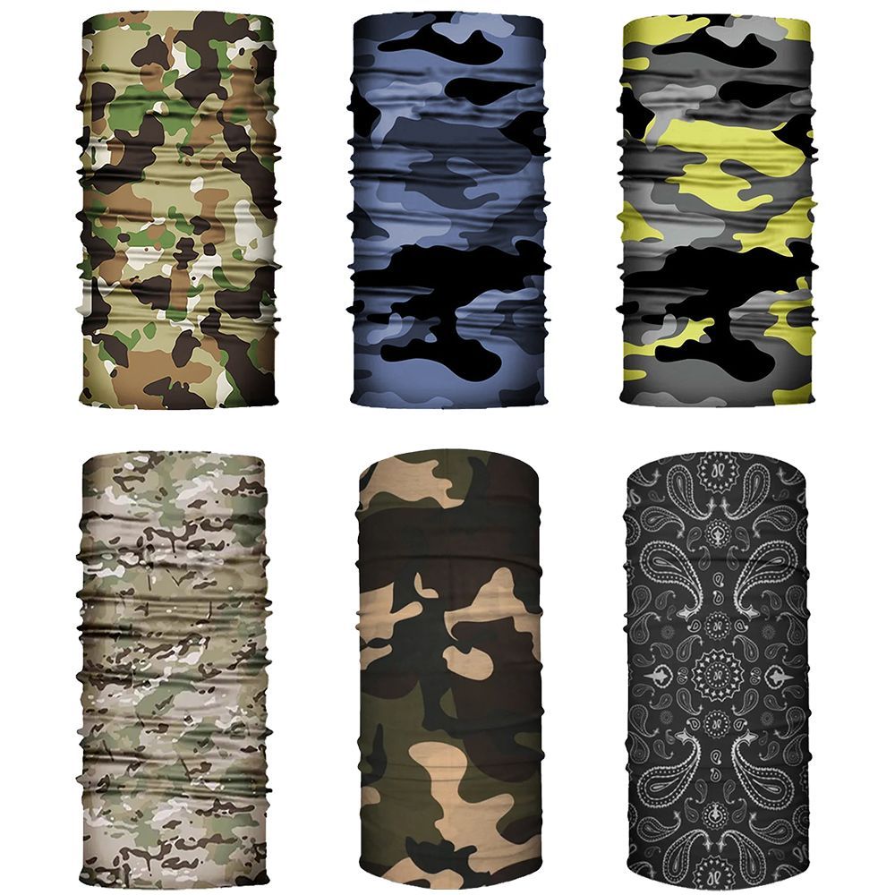 カモフラージュ ペイズリー ネックウォーマー 迷彩 Camo