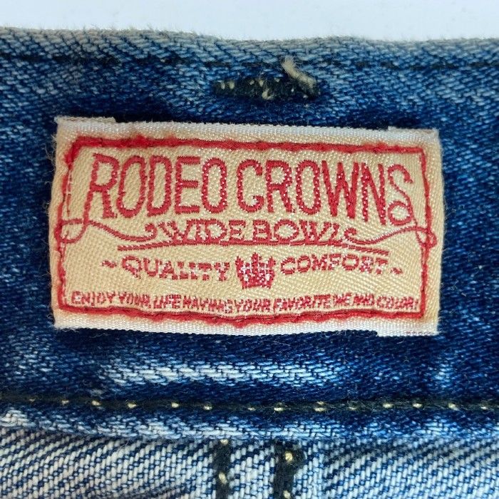 ☆RODEOCROWNS ロデオクラウンズ タグ付き ダメージデニムパンツ