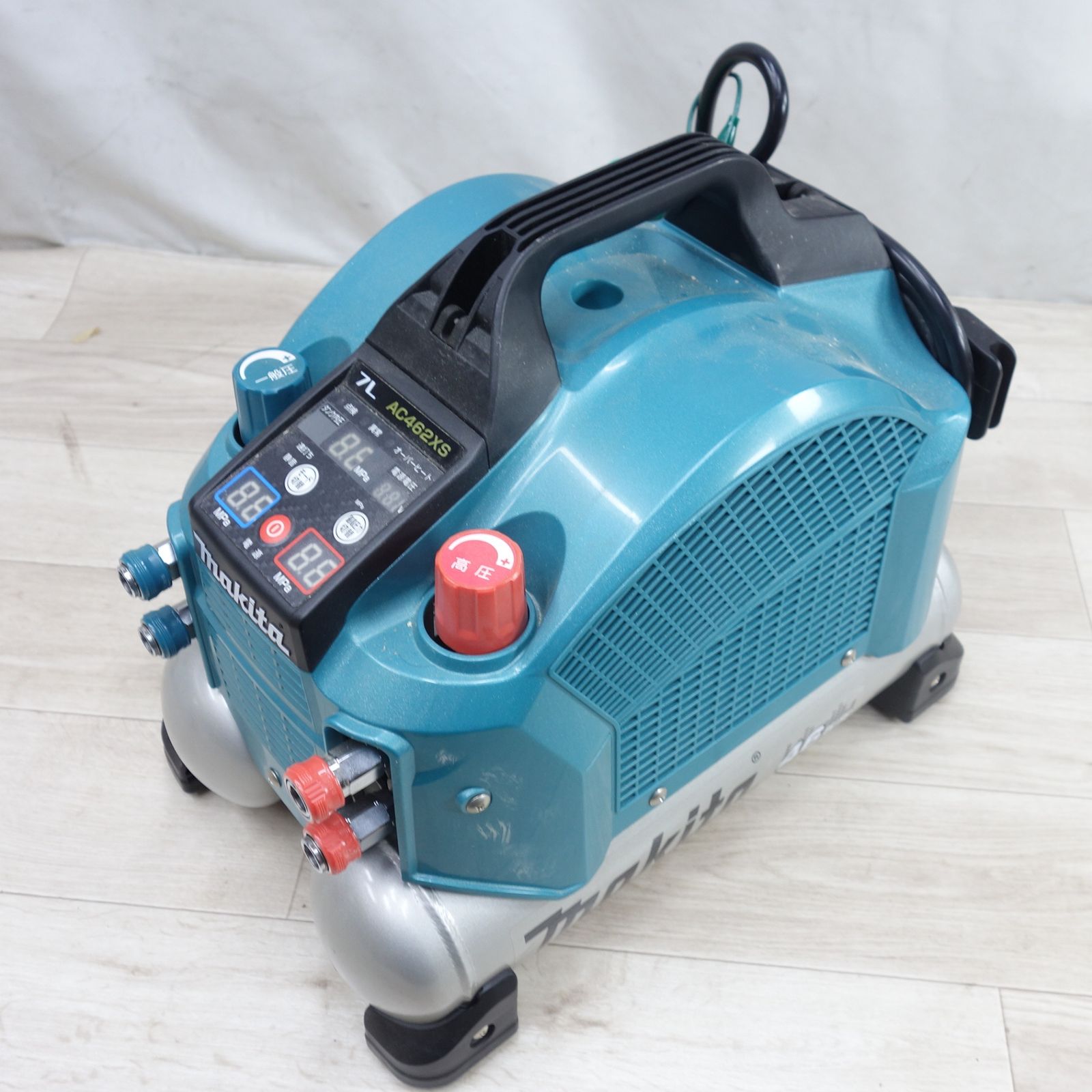 ▽【引取限定】マキタ エアコンプレッサー 高圧4口仕様 AC462XLH