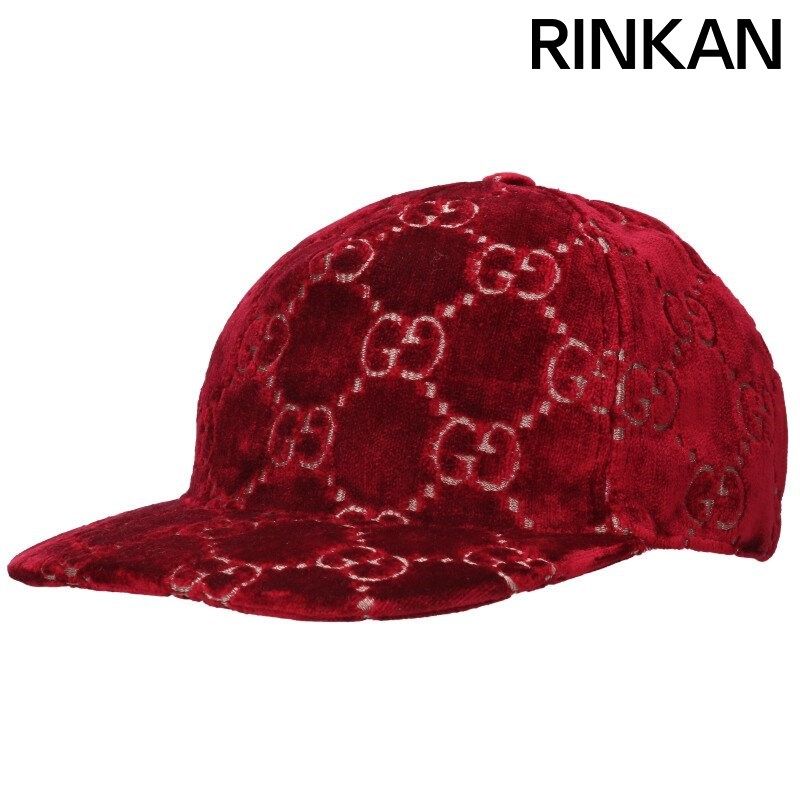 グッチ GG柄ベロアキャップ レディース M - メルカリ 