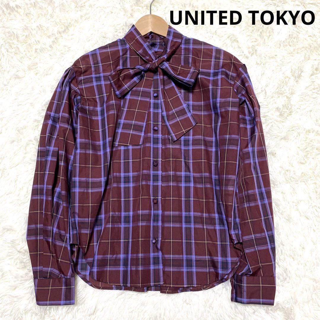 united tokyo ボウタイブラウス