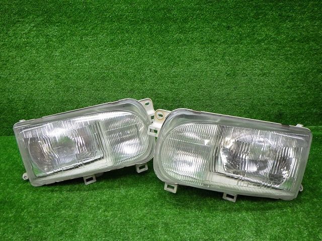 日産 C23 セレナ ガラス ヘッドライト左右 ハロゲン 1432 240826009