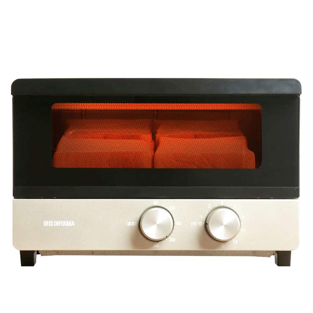 安い アイリスオーヤマ トースター オーブントースター 4枚焼き 温度