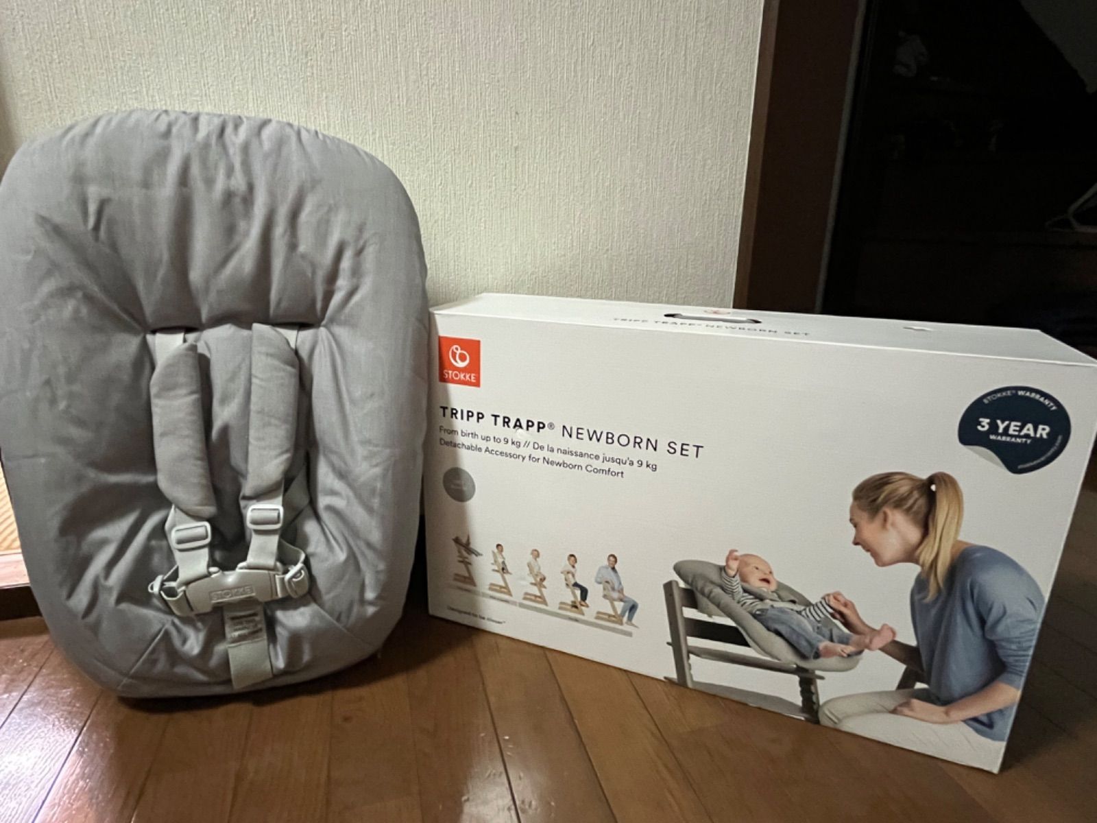 HERMES カレ90 インレ湖の水上マーケット ピンク ライトブルー