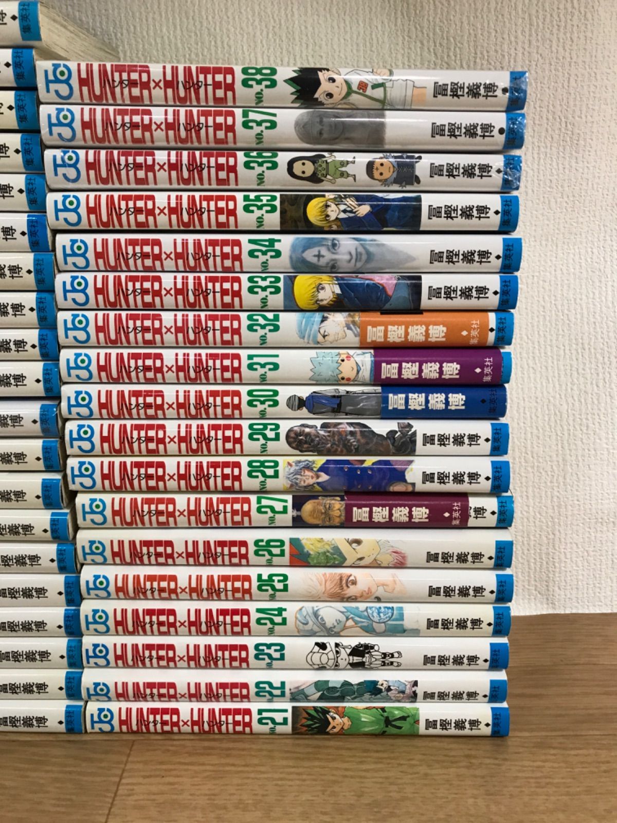 ☆未開封3冊 ハンターハンター HUNTER×HUNTER 1~38巻 全巻