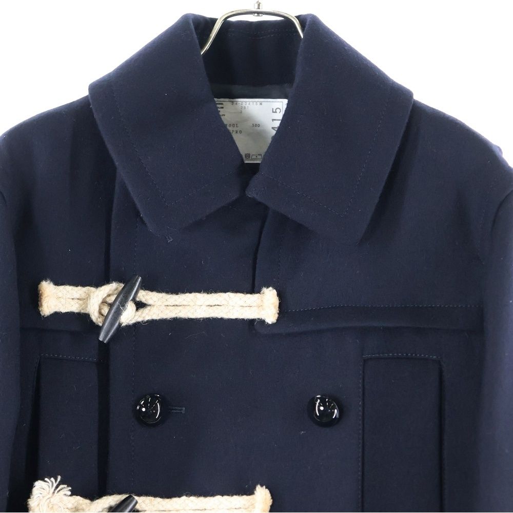 Sacai (サカイ) 24AW Wool Melton Jacket ウールメルトンジャケット