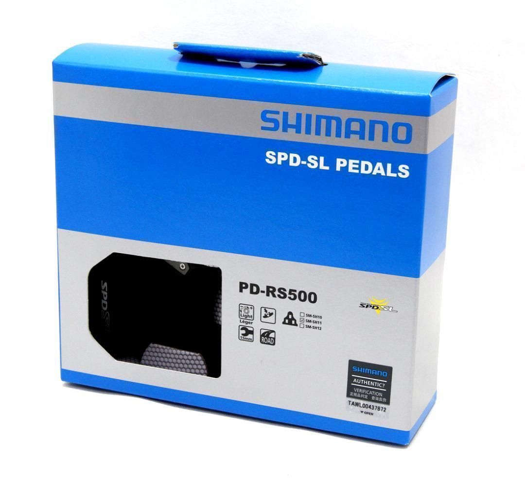 シマノ（SHIMANO）SPD-SL ペダル PD-RS500 ブラック 左右SET