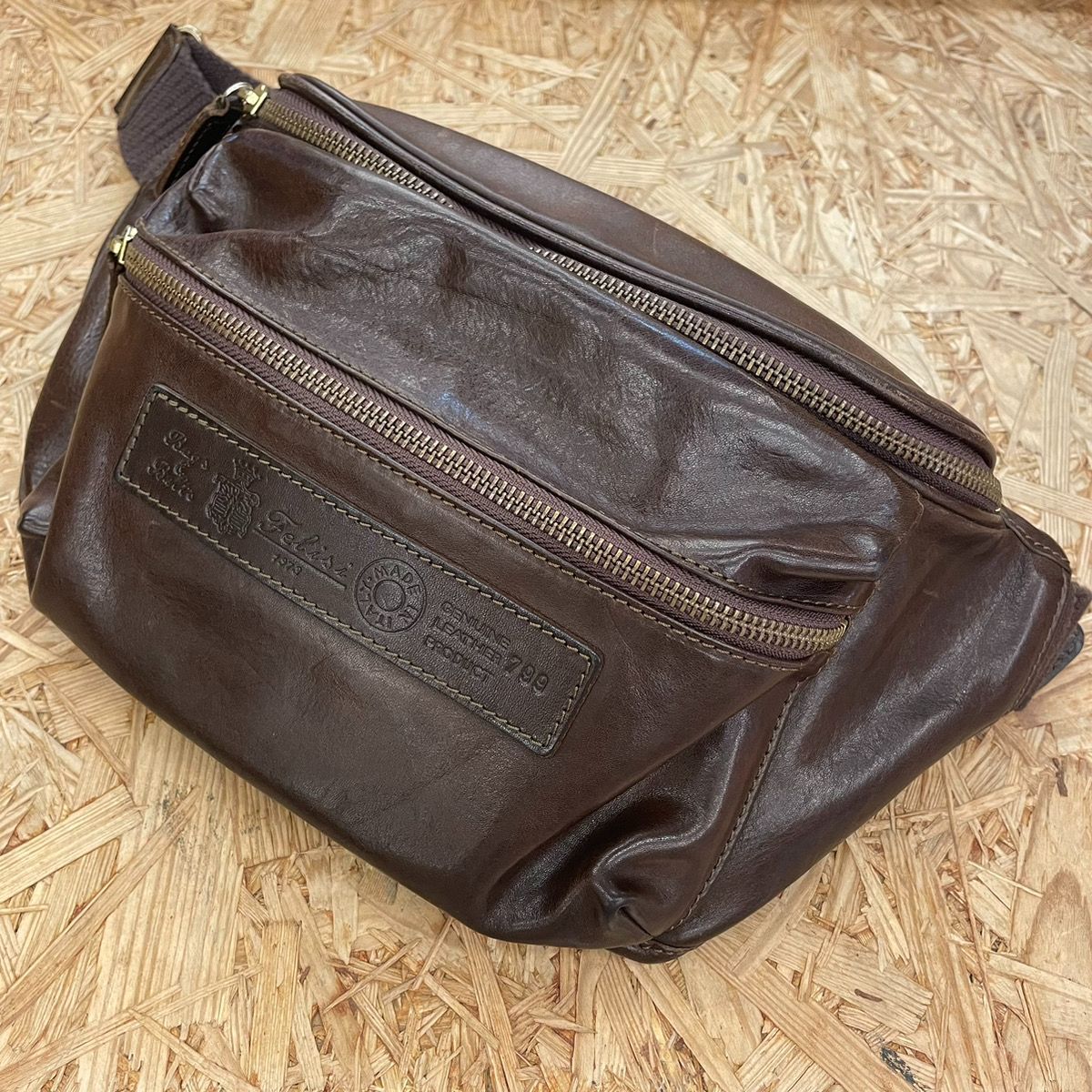 【美品】Felisi フェリージ オールレザー ビジネスバッグ ブラック Felisi 最大49%☆10/1限定 正規品1年保証 フェリージ ブリーフ