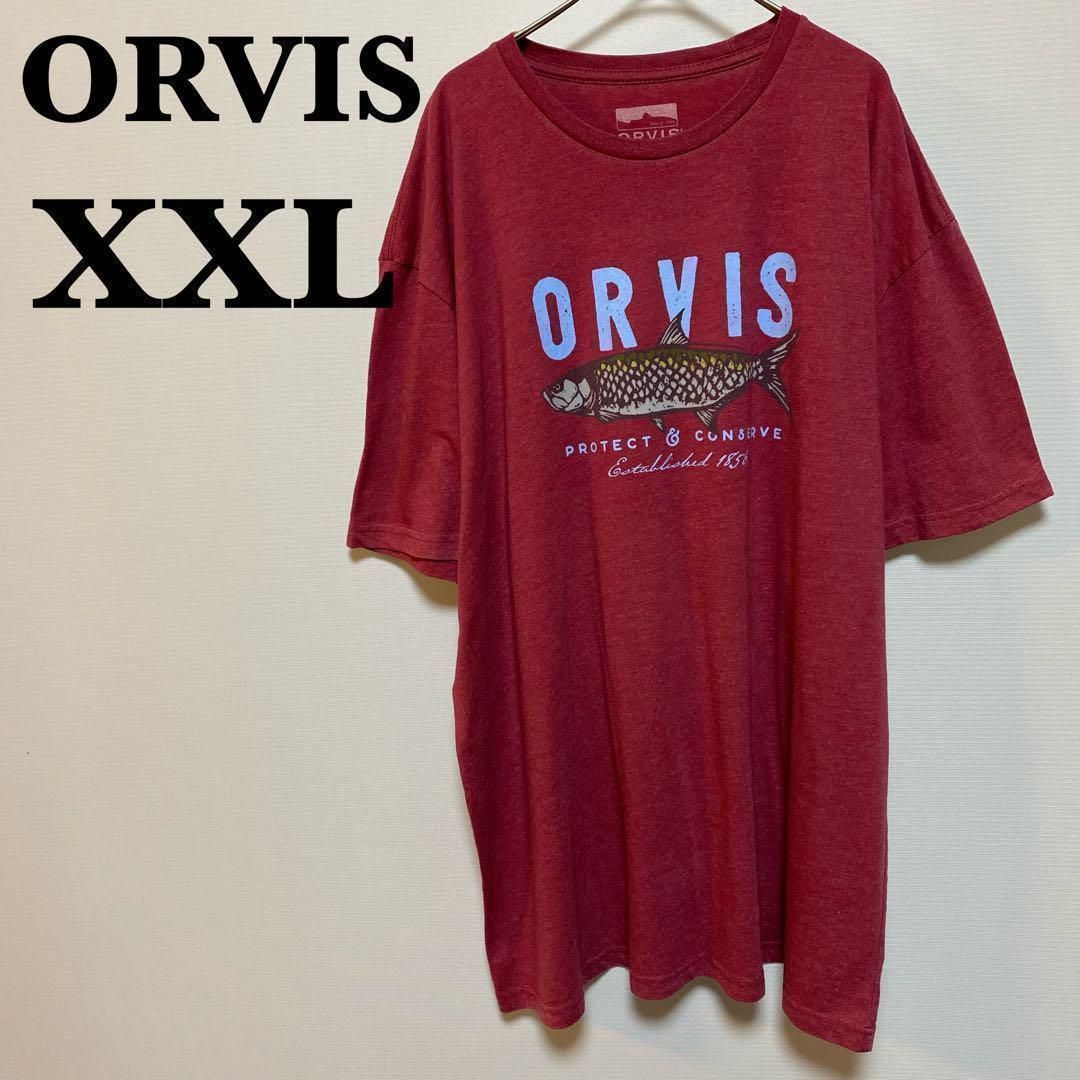 ORVIS 古着　半袖Tシャツ 90s USA製 vintage ORVIS 半袖Tシャツ メンズ 表記XLサイズ