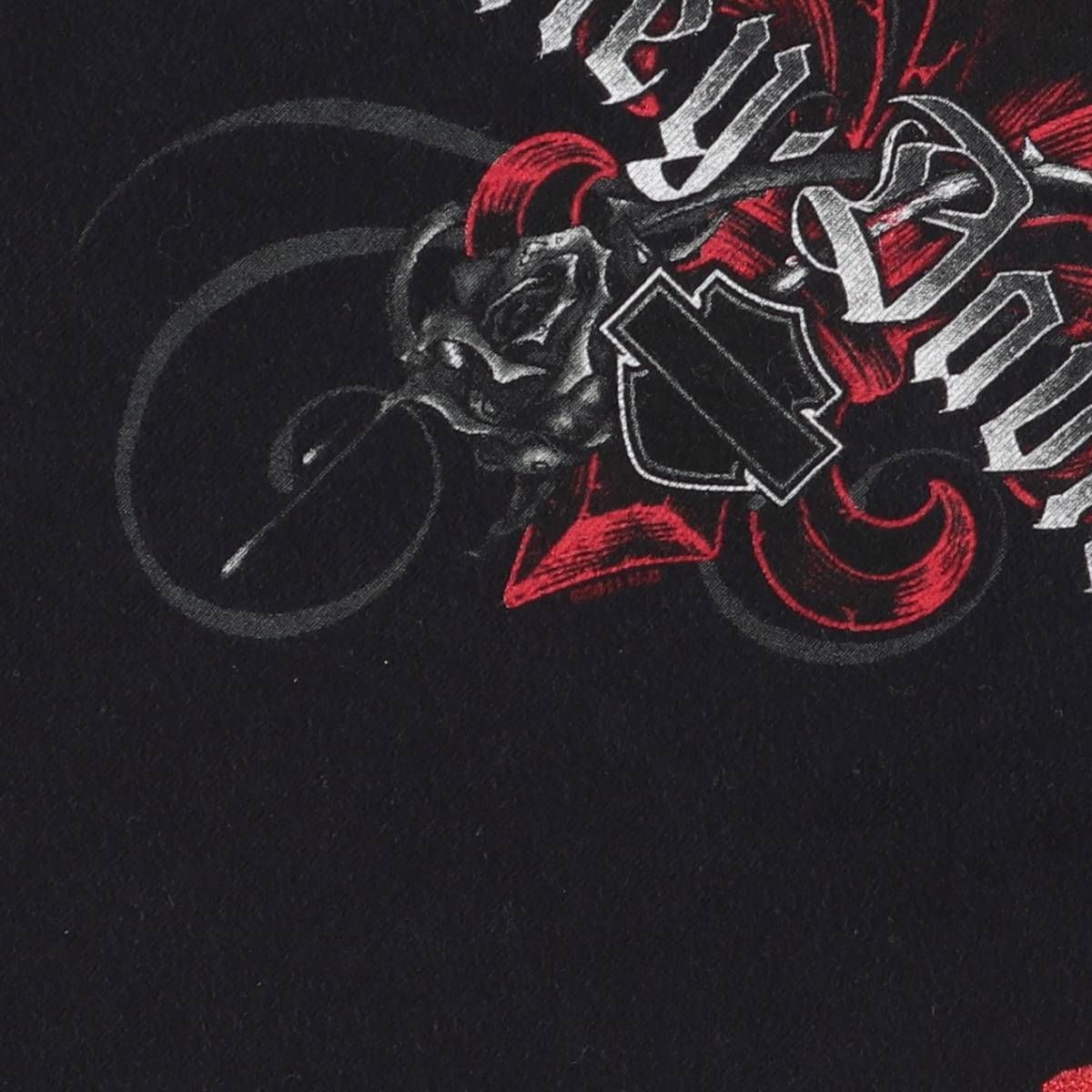 古着 ハーレーダビッドソン Harley-Davidson 花柄 バラ柄 タンク