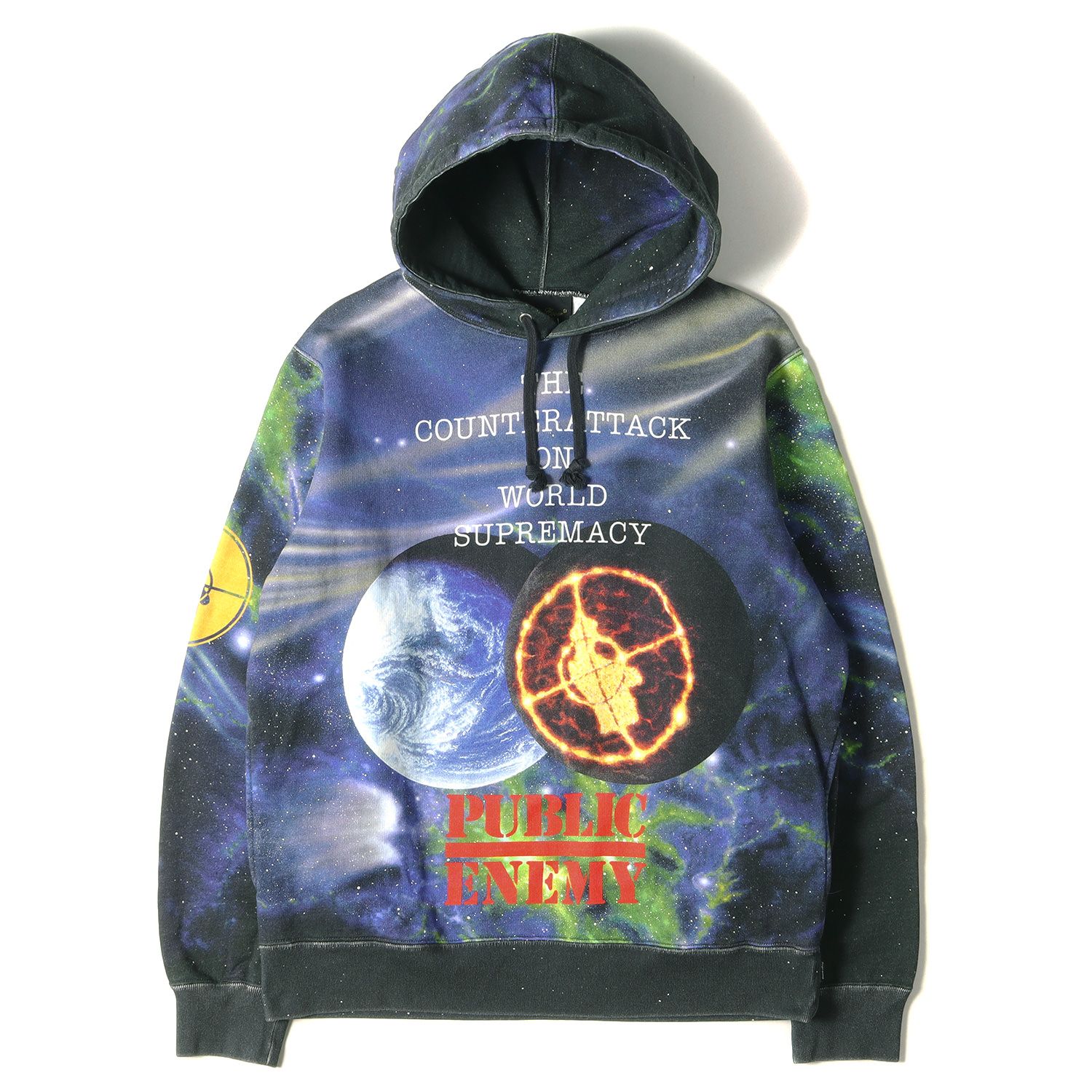 美品 Supreme シュプリーム パーカー UNDERCOVER PUBLIC ENEMY 総柄 
