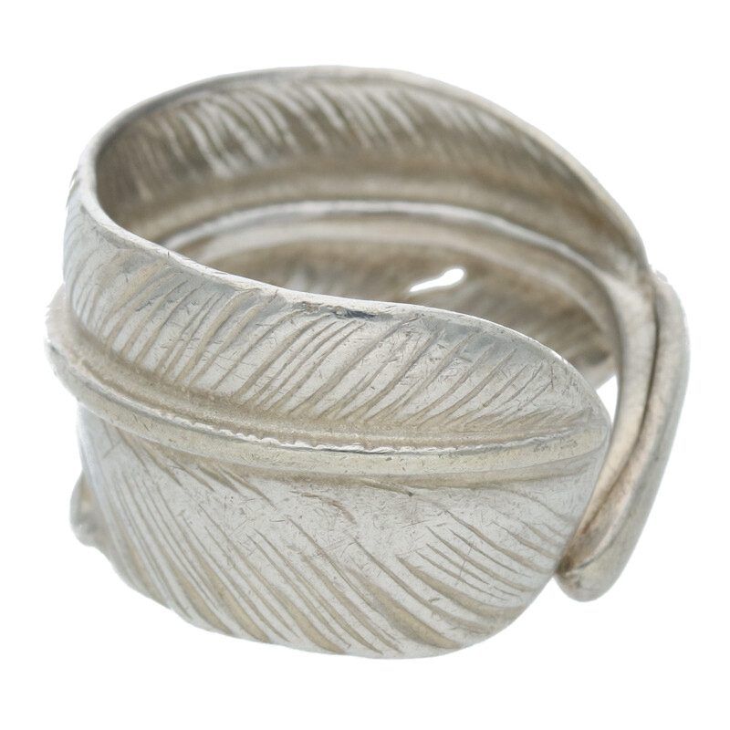 ユウキ goro’s ゴローズ 特大プレーンフェザーリング メンズサイズ ゴローズ プレーン特大フェザー リング メンズ 17号 - メルカリ