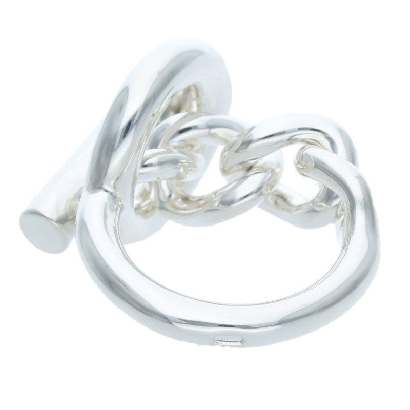 エルメス Croisette クロワゼットシルバーリング メンズ 52/11号