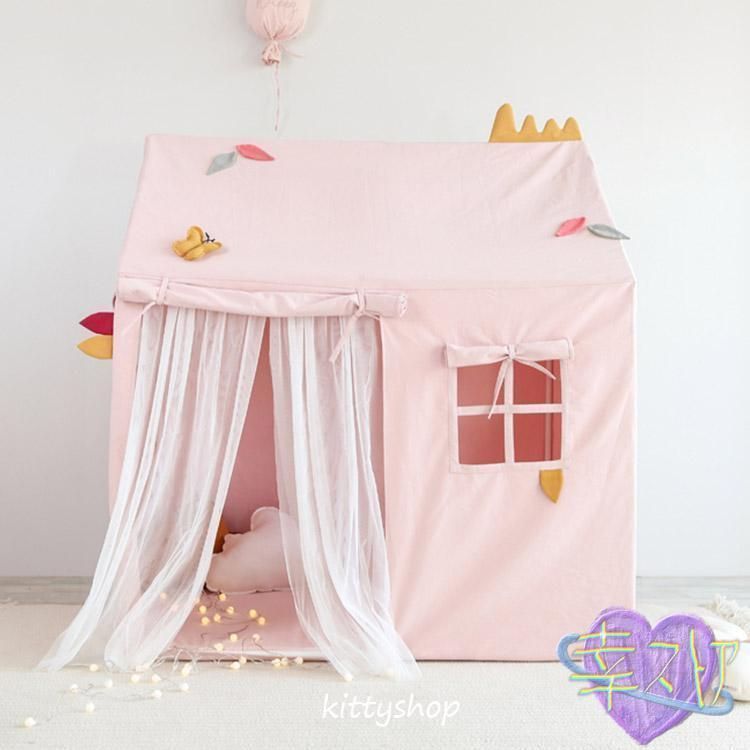 キッズテント プレイハウス 大きいスペース 男の子 女の子 プレイテント誕生日プレゼント ままごと テントハウス おもちゃ 子供テン