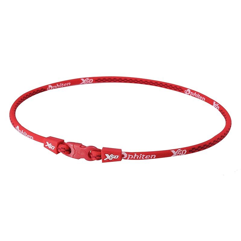ファイテン(phiten) ネックレス RAKUWA ネックX50 レッド 45cm 1