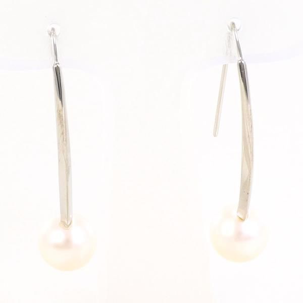 K10WG ピアス earrings パール 真珠 総重量約2.3g