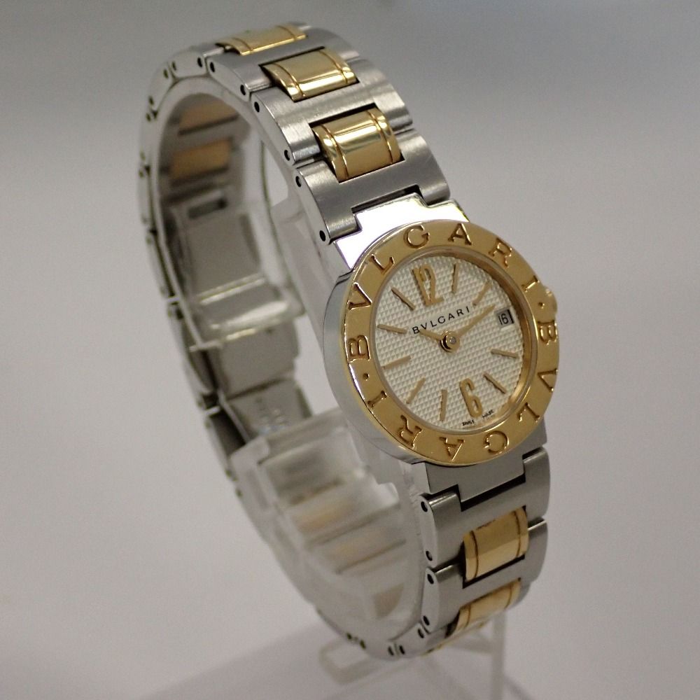 Th9978314 ブルガリ 腕時計 ブルガリ ブルガリ BB23SG SS×K18YG クォーツ ホワイト系文字盤 レディース BVLGARI