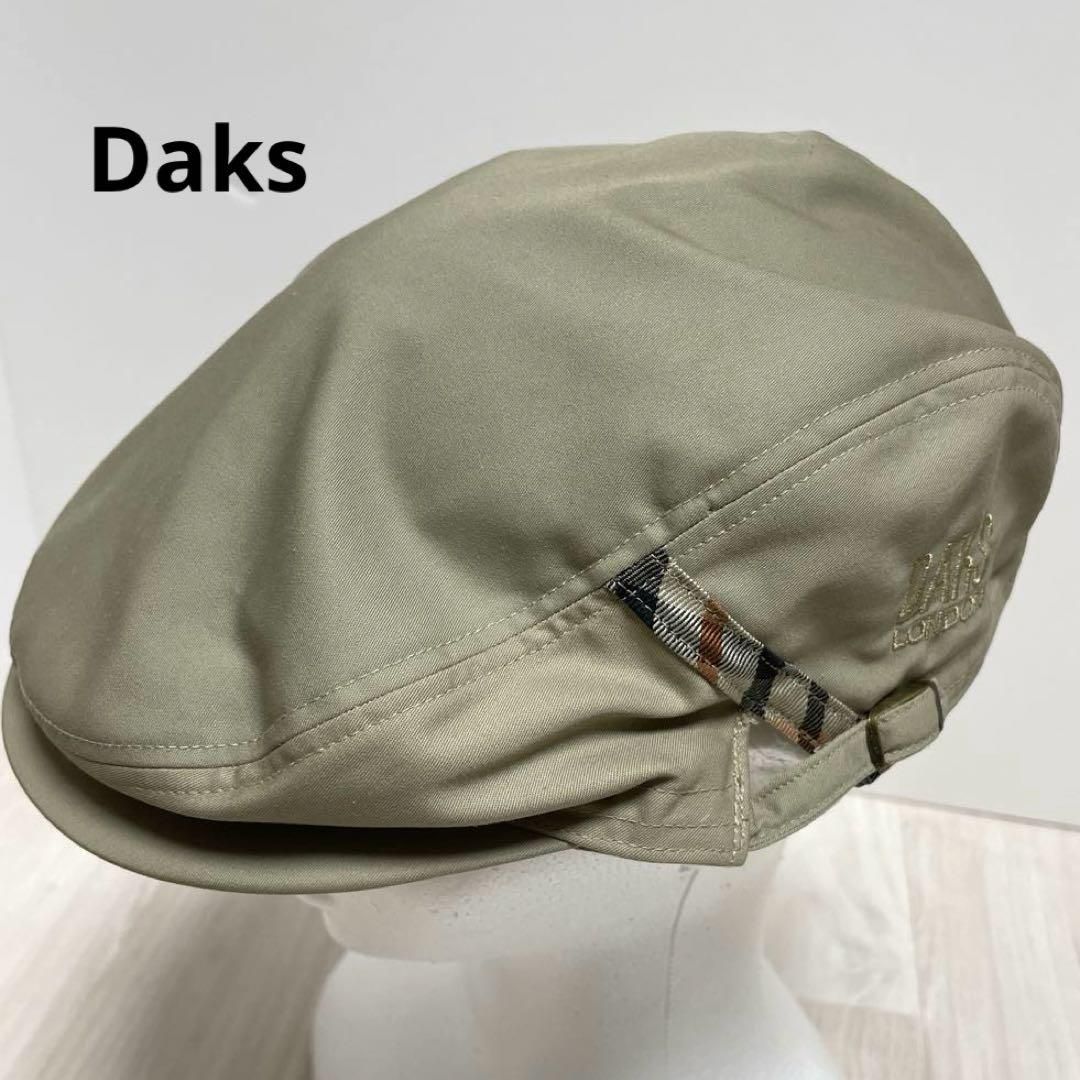 Daks London ダックス ハンチング ベージュ M 56.5cm 日本製