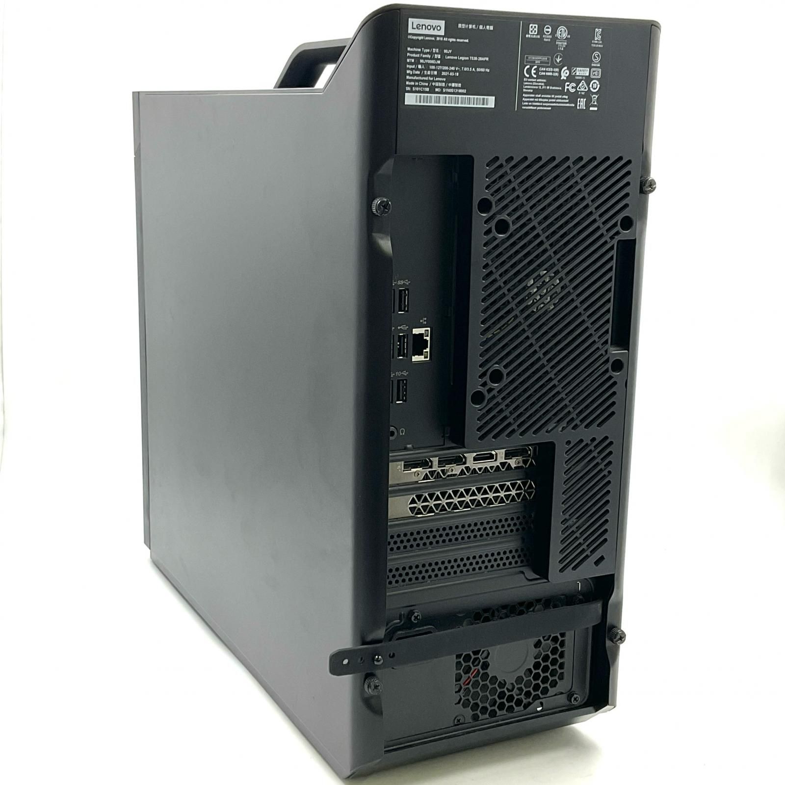 Lenovo LEGION 90JY AMD Ryzen７3700X 16GB M.2 SSD 256GB HDD 2TB RTX 2060 動作 済 全額返金保証 最速発送