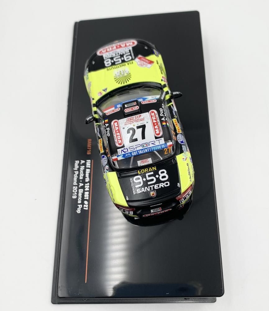 ixo イクソ　フィアット　アバルト124 RGT ラリー 中古】開封 ixo イクソ 1/43 フィアット アバルト 124 RGT #56