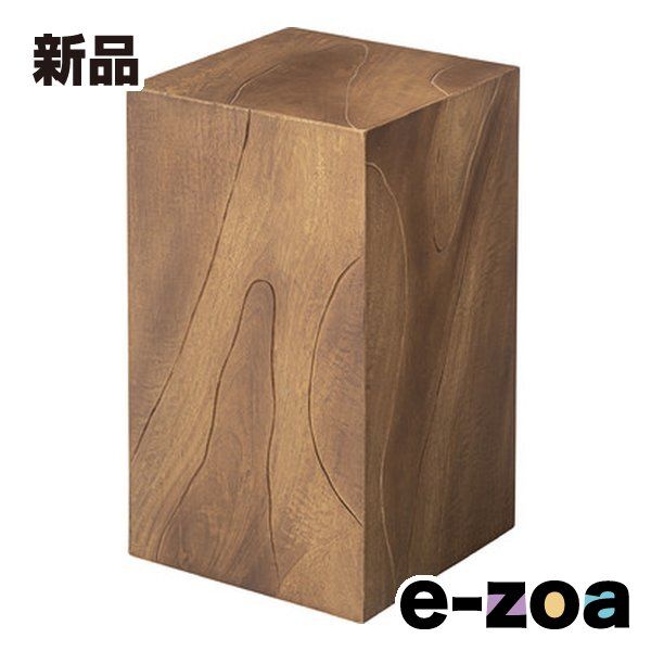 東谷 アズマヤ ウッドスツール ブラウン 幅28×奥行き28×高さ48cm JW-114 (2559915)
