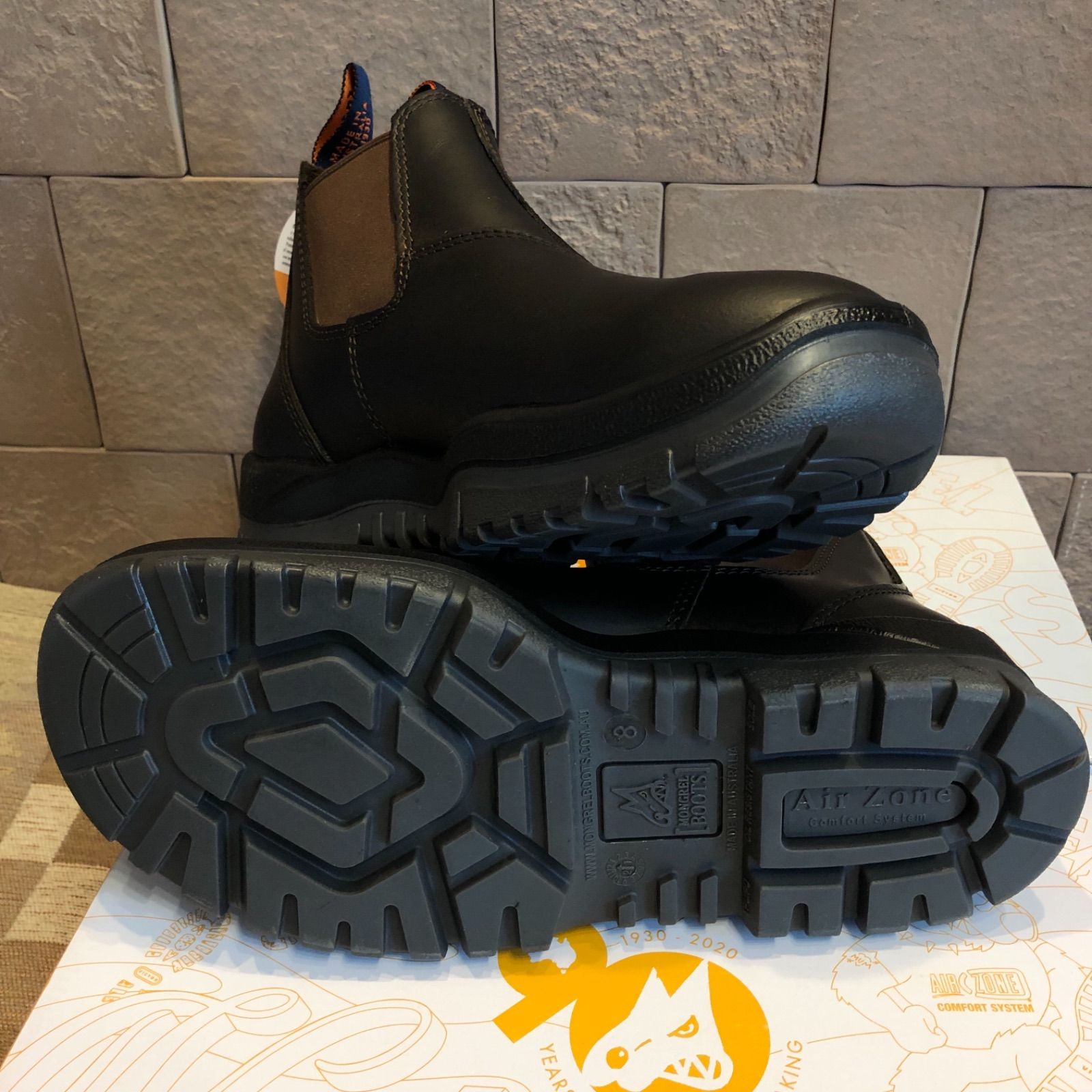 オーストラリア発 MONGREL BOOTS 安全靴 サイドゴアブーツ - ブーツ