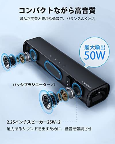 KMOUK 50W PC スピーカー-