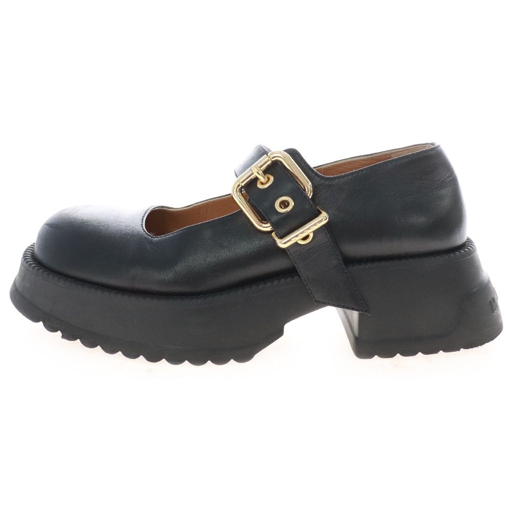 MARNI (マルニ) MARY JANE メリージェーン バックル 厚底レザー