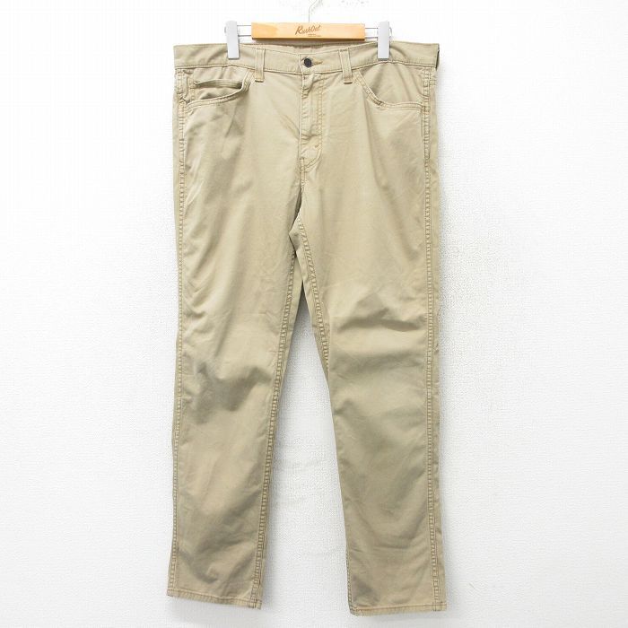 W37/古着 リーバイス Levis 511 パンツ メンズ ベージュ カーキ 24feb19 中古 ボトムス ロング