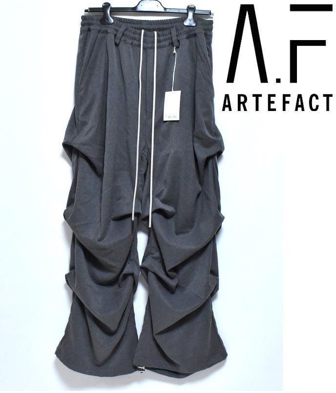 新品 A.F ARTEFACT Serge Tuck Wide Pants 3 ag-10080-2 