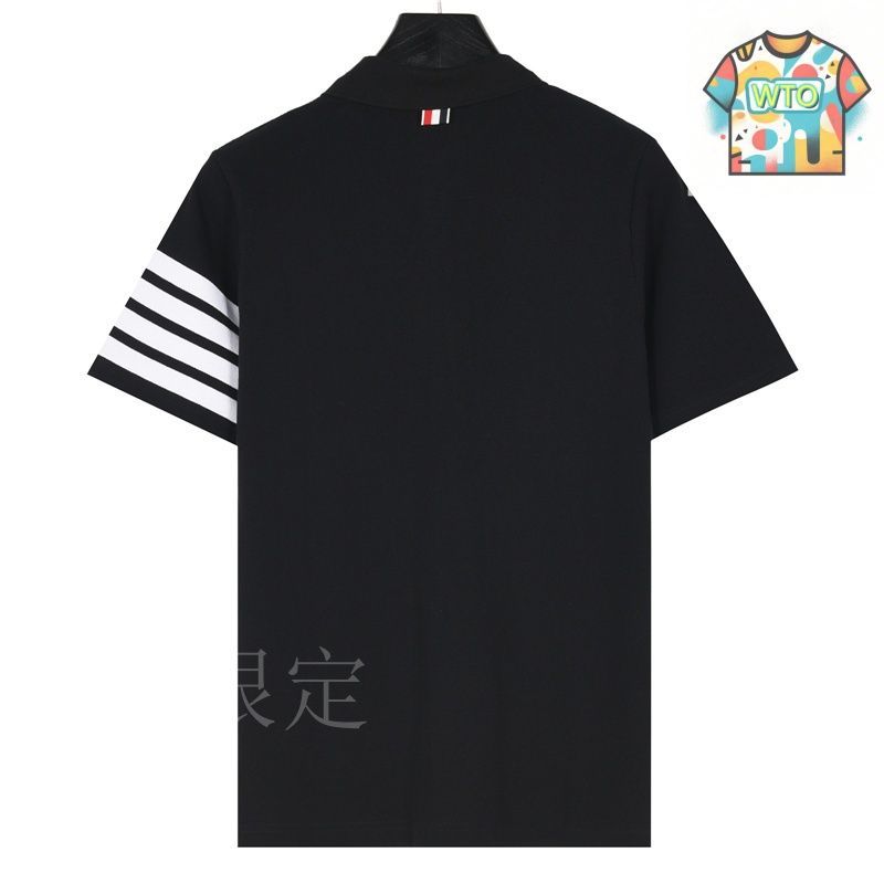 THOM BROWNE ポロシャツ　半袖　SG2271 THOM BROWNE ポロシャツ ホワイト