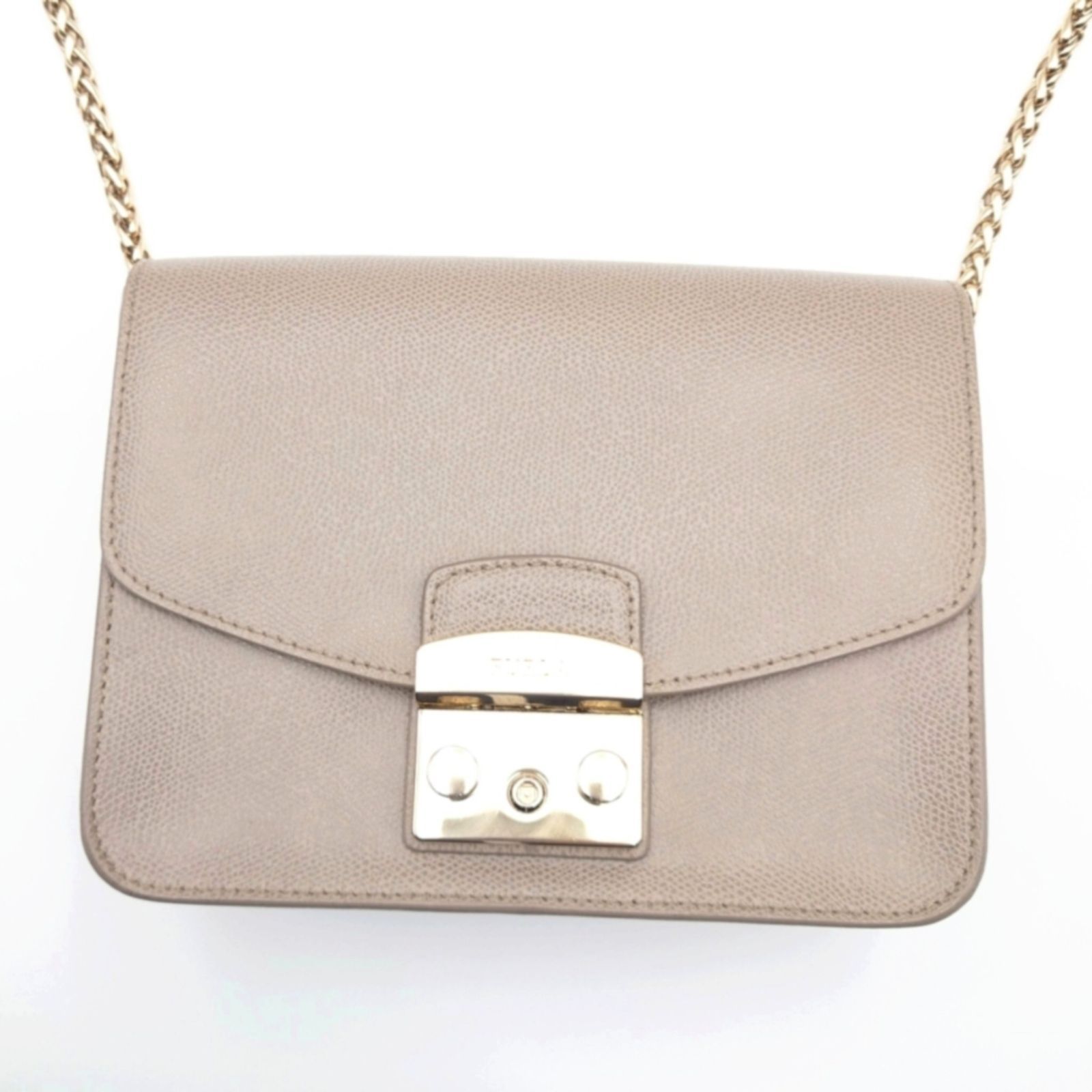 美品】FURLA フルラ ショルダーバッグ メトロポリス チェーン