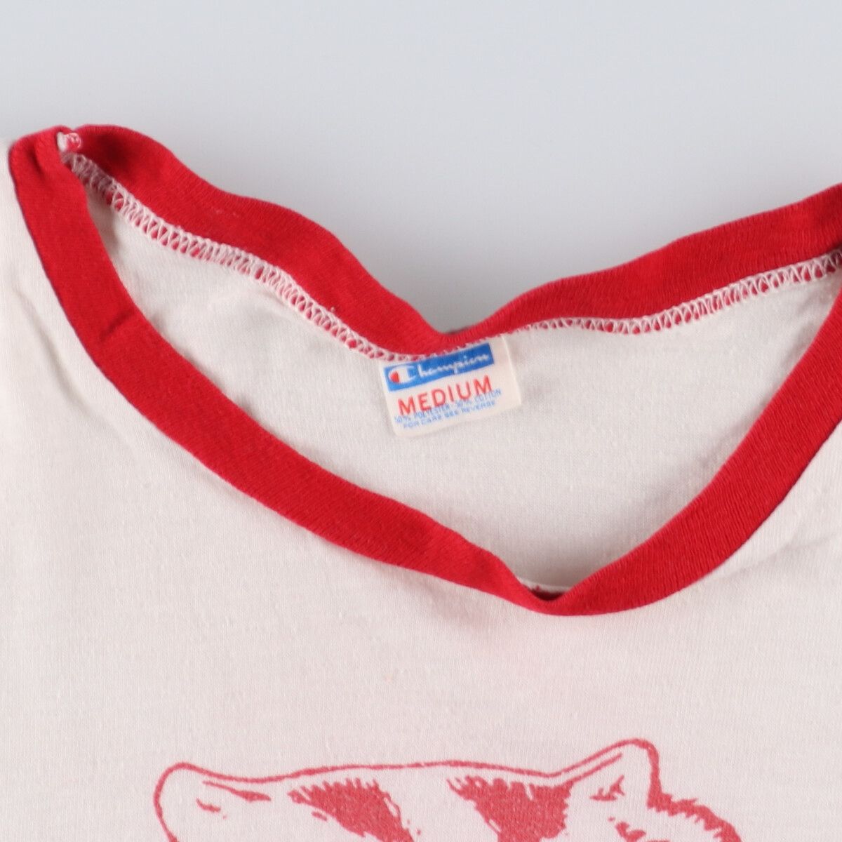 翔吉チャンピオン　ビンテージ　tシャツ ウィスコンシン　バータグ 古着 70年代 チャンピオン Champion バータグ WISCONSIN
