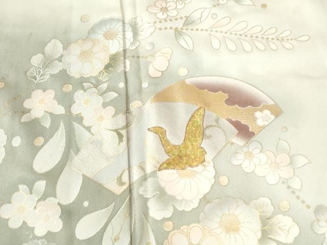 平和屋着物○訪問着 辻が花 暈し染め 金彩 正絹 逸品 CAAW7652yc