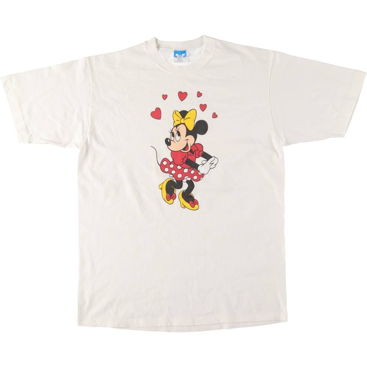 古着 90年代 DISNEY WEAR MINNIE MOUSE ミニーマウス キャラクタープリントTシャツ USA製 メンズM相当 ヴィンテージ /eaa565931 古着 90年代 DISNEY WEAR MINNIE MOUSE ミニーマウス