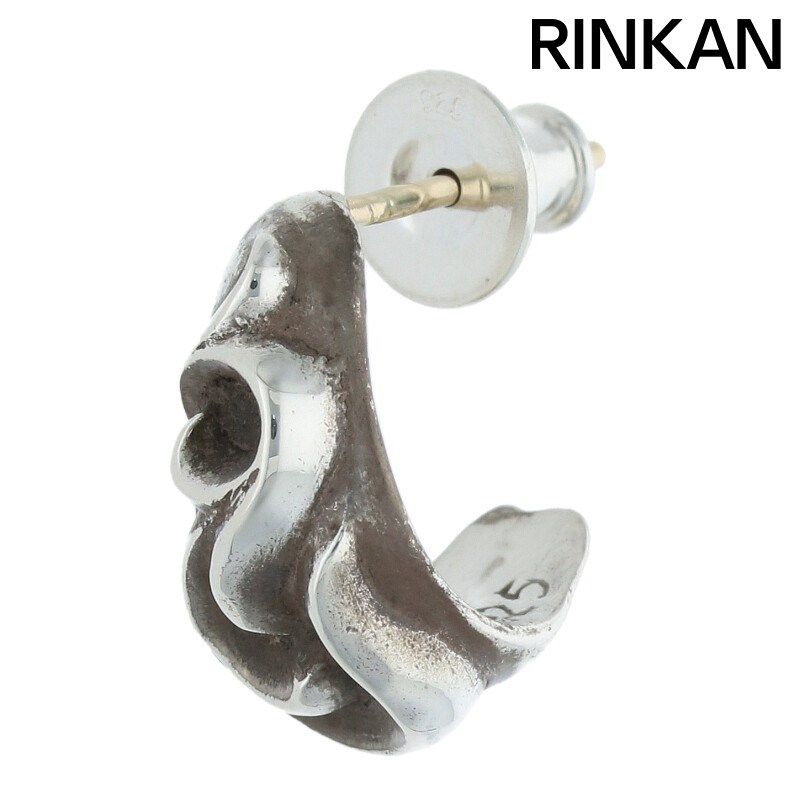 クロムハーツ CARVED TEARDROP|カーブドティアドロップ シルバーピアス メンズ