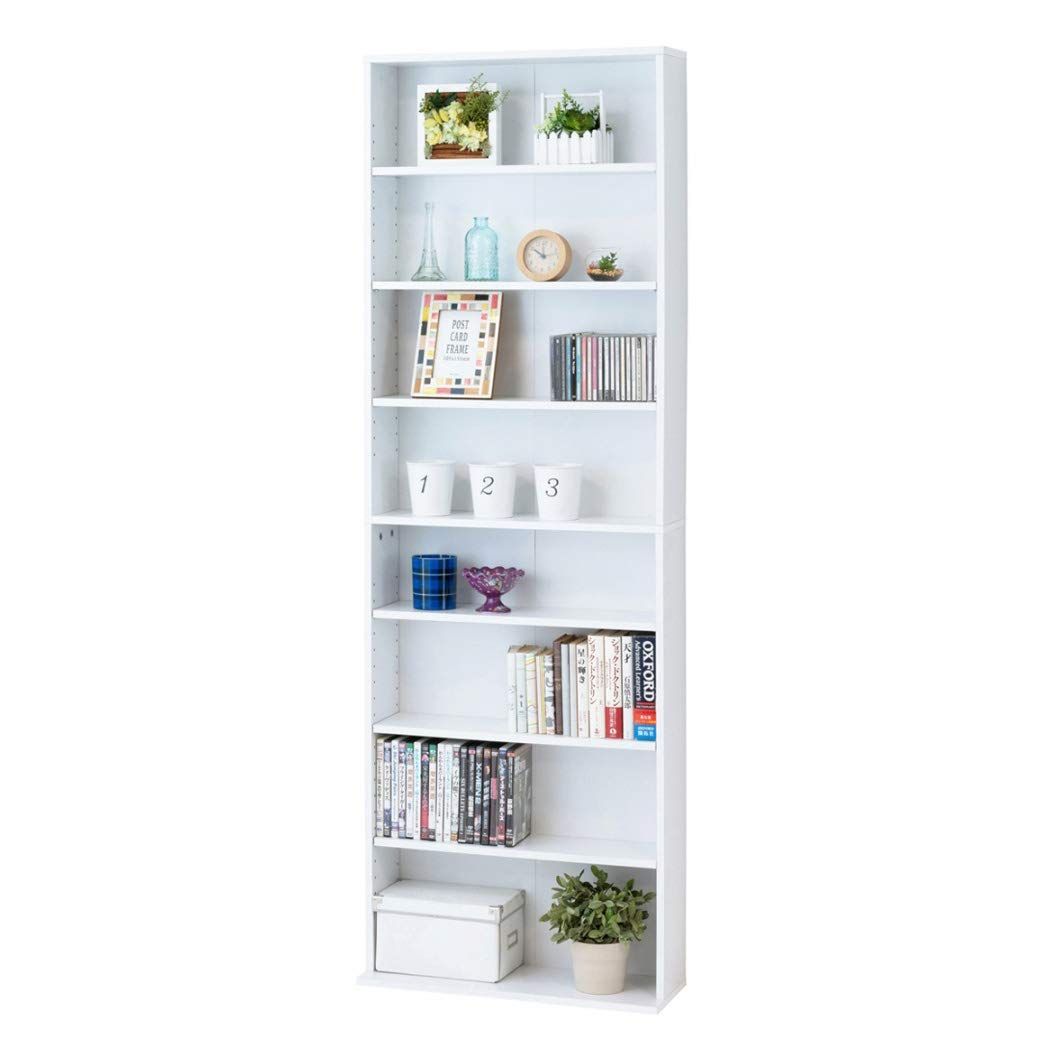 新着商品 本棚 コミック 幅60cm 収納 ホワイト ラック 書棚 039398 クロシオ