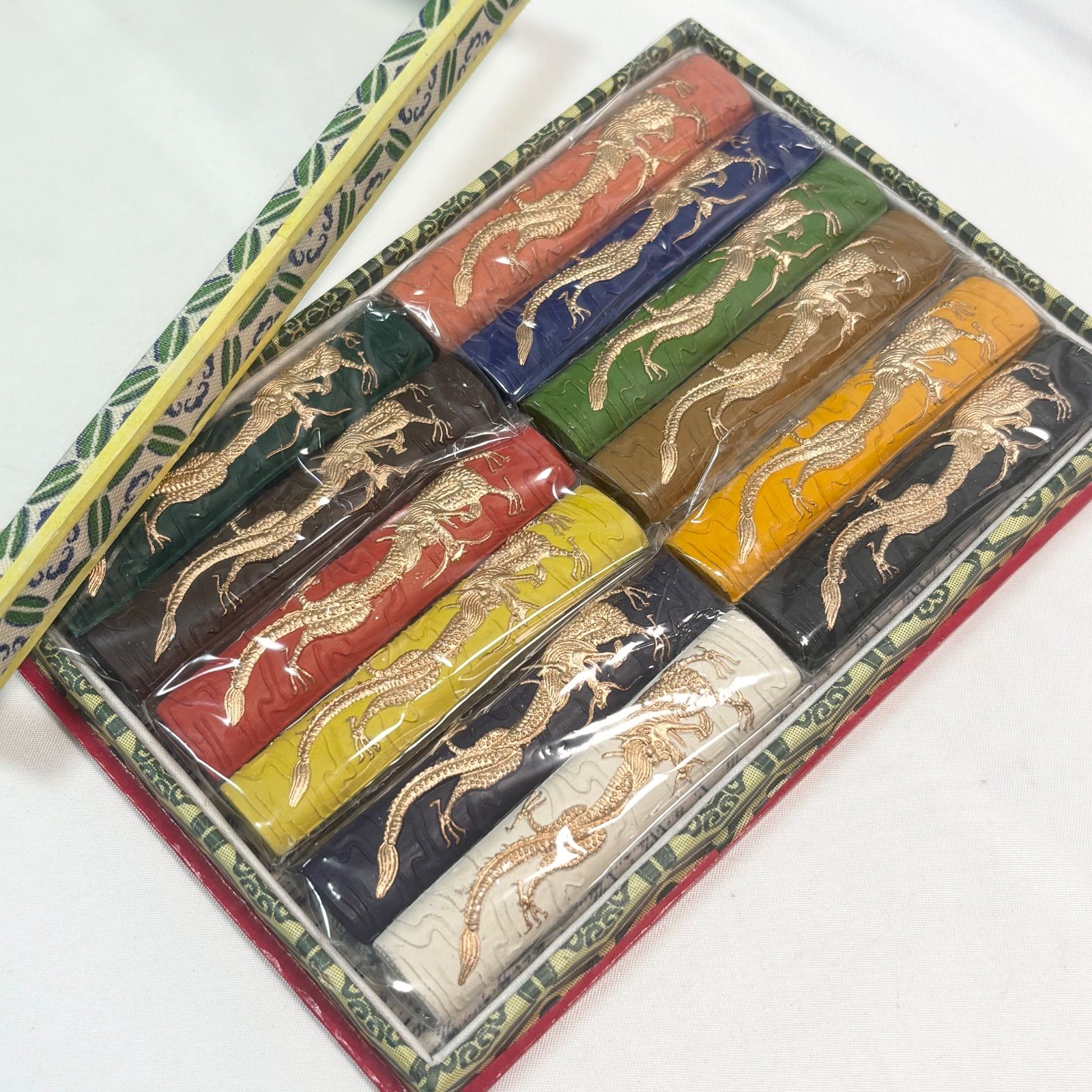 送料無料】【新品/未使用】中国微墨/彩墨/12本セット/箱付き