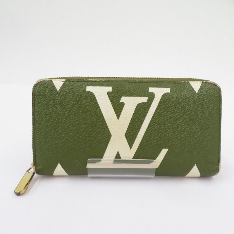瀬戸大橋店 LOUIS VUITTON | ルイ ヴィトン 長財布 モノグラム ジャイアント ジッピーウォレット M67549 カーキ 125