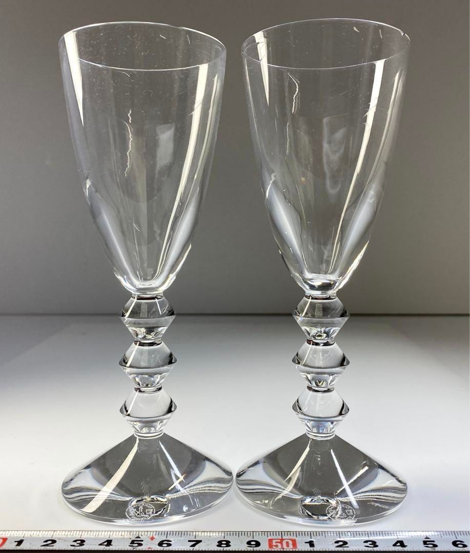 洋3 バカラ ベガ ワイングラスペア 高さ18㎝ 東Y6-0718