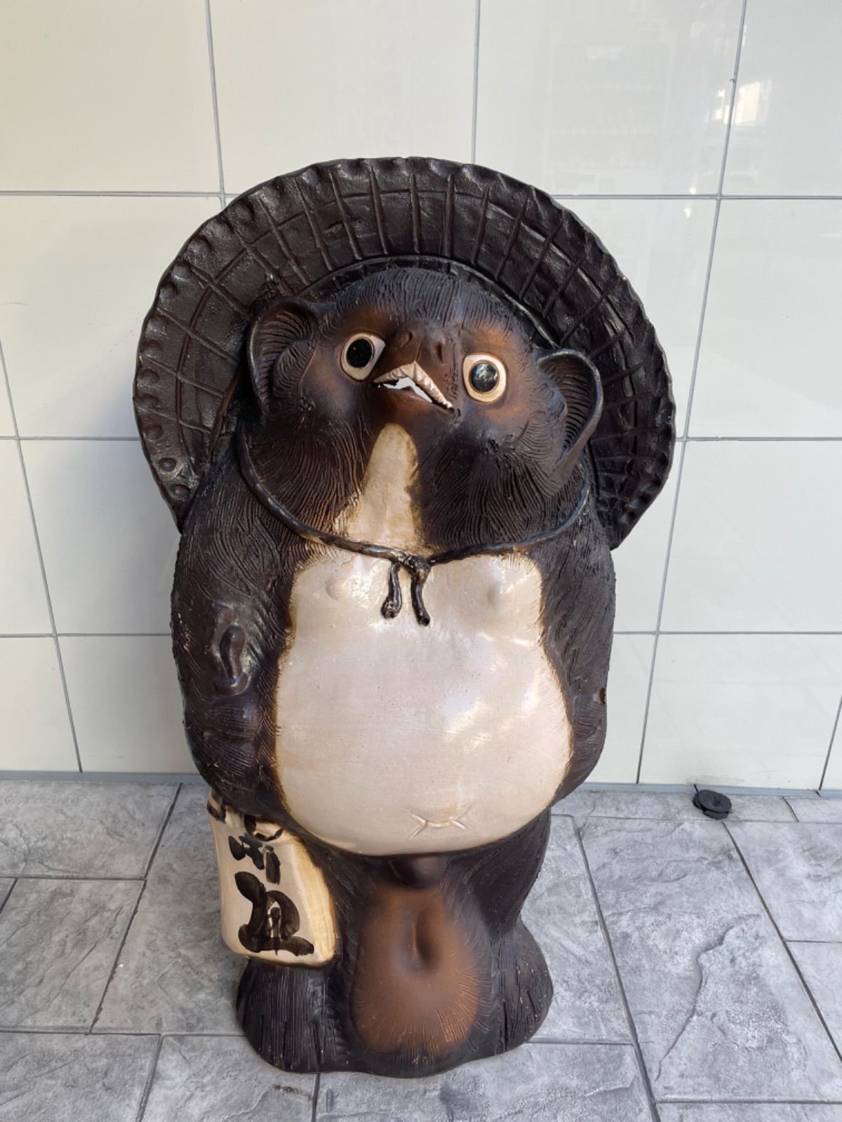 信楽焼 狸 たぬき 置物 高さ85cm 縁起物 魔除け 商売繁盛 信楽 たぬき 信楽焼 狸 たぬき 置物 高さ85cm 縁起物 魔除け 商売繁盛 信楽 たぬき