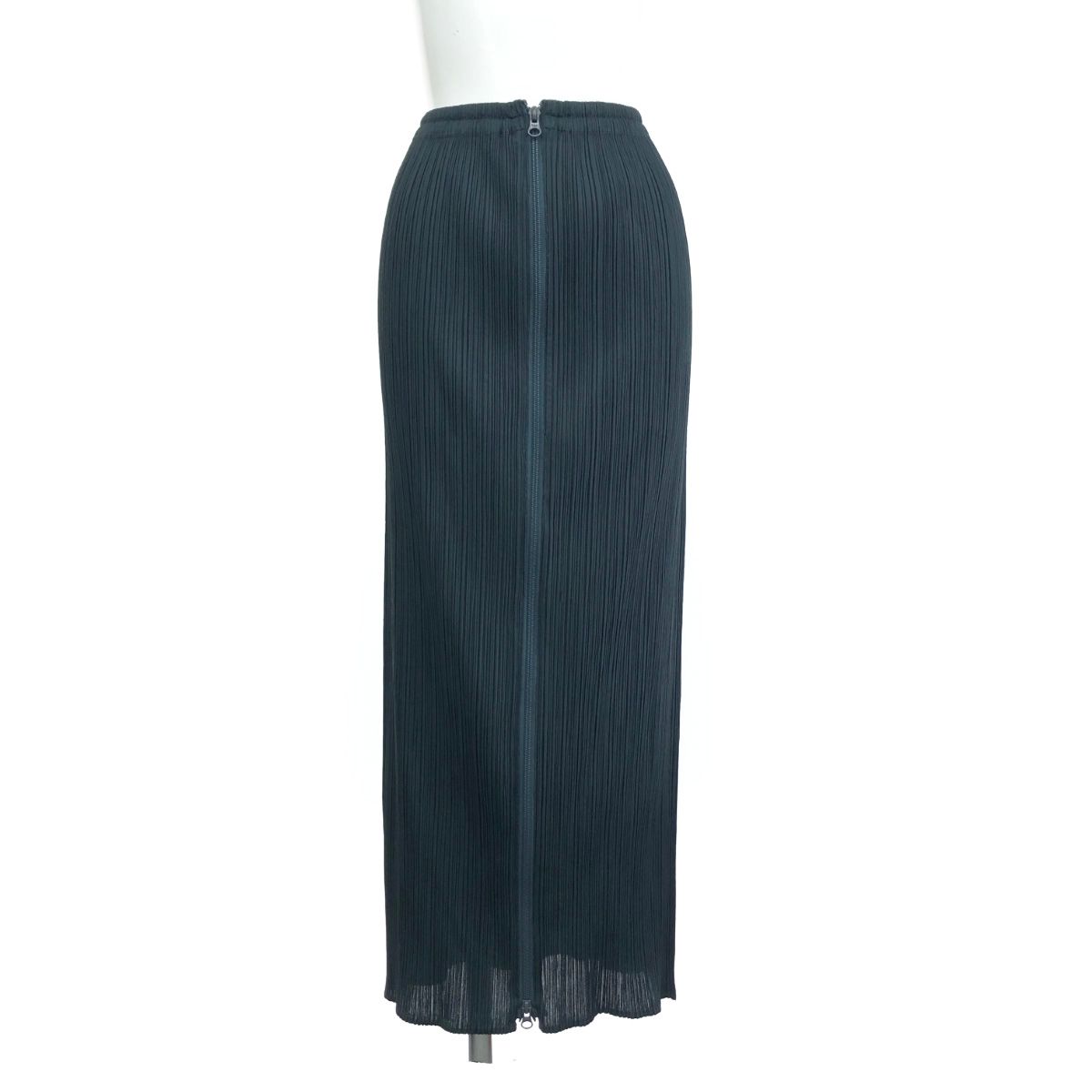 春のコレクション PLEATS PLEASE フルジップロングスカート プリーツプリーズ スカート