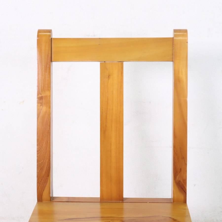 チーク無垢 板座