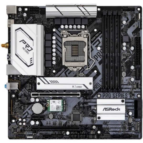 ASRock B560M PRO4 LGA 1200 Intel B560 SATA 6Gb|s Micro ATX Intel Motherboard