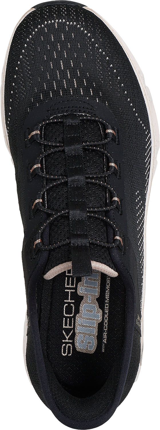 高価な スケッチャーズ SKECHERS GLIDE-STEP GRATIFY-PACE 104610 BKGD ブラックゴールド 無限の可能性